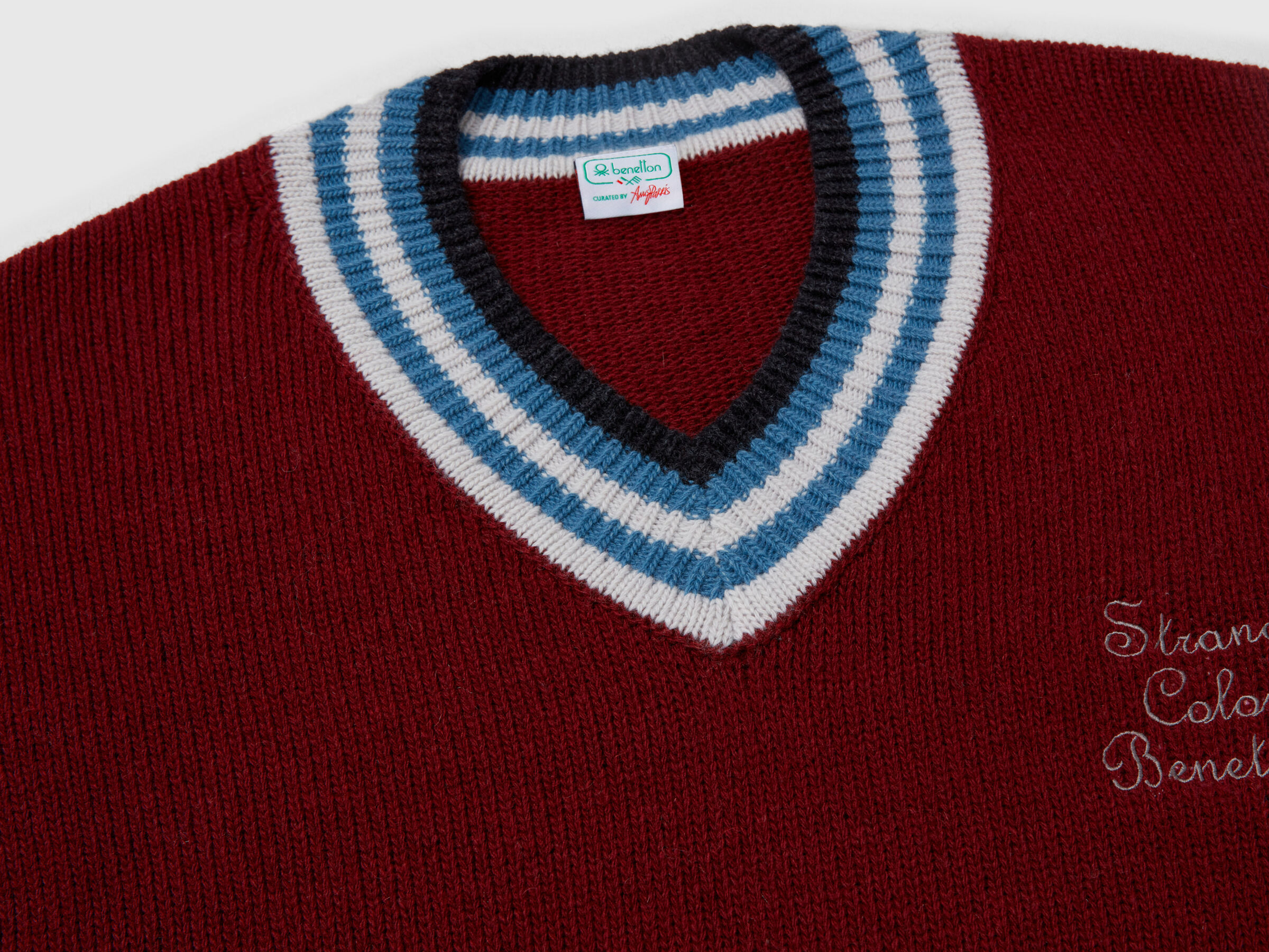 V NECK SWEATER L/S Men image number 7